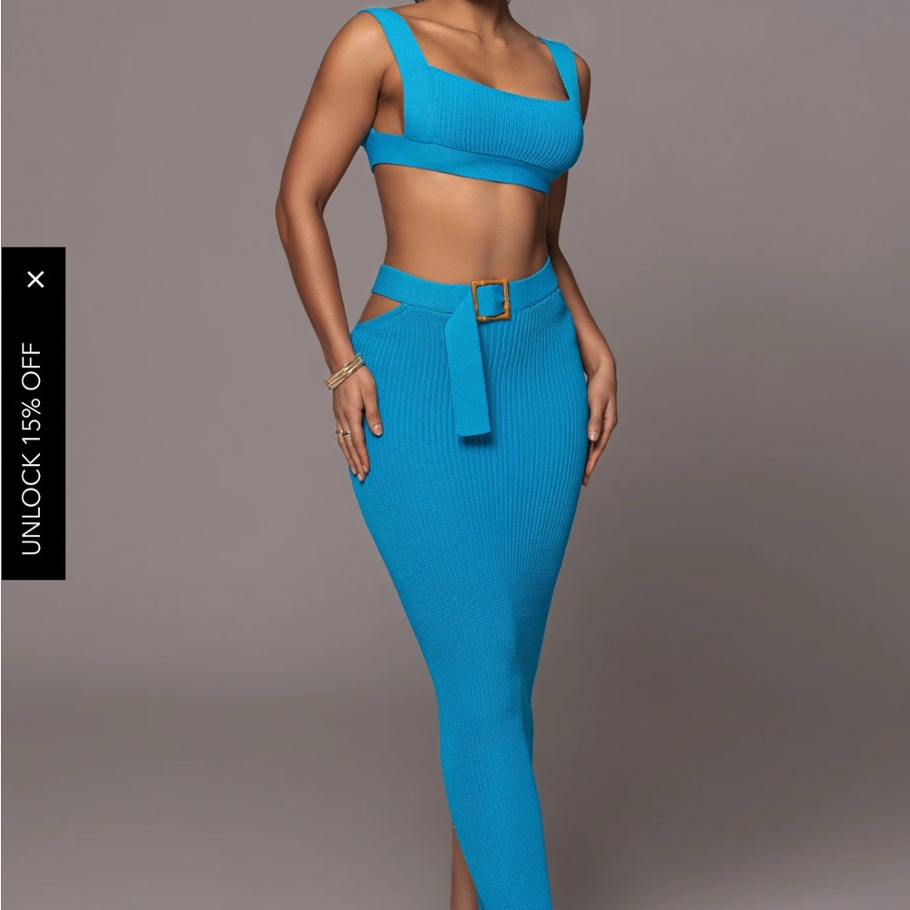 Elegant Blue Women's Skirt